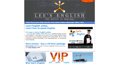 Desktop Screenshot of leesenglish.com